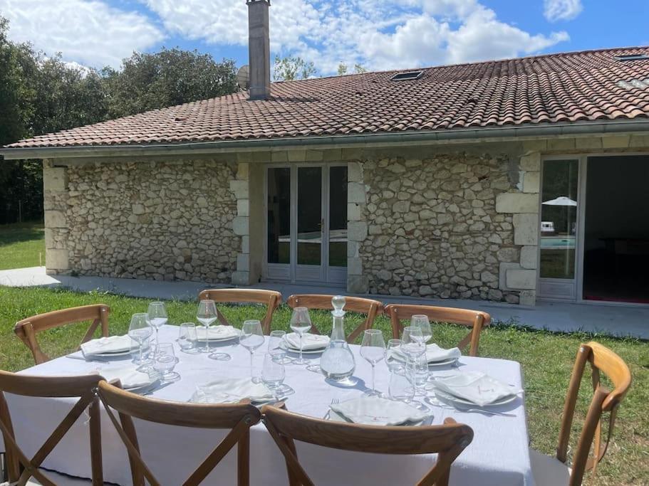 La Cheneraie De Tomelou - Belle Propriete Avec Piscine Chauffee Et Gardien Villa Grignols  Luaran gambar