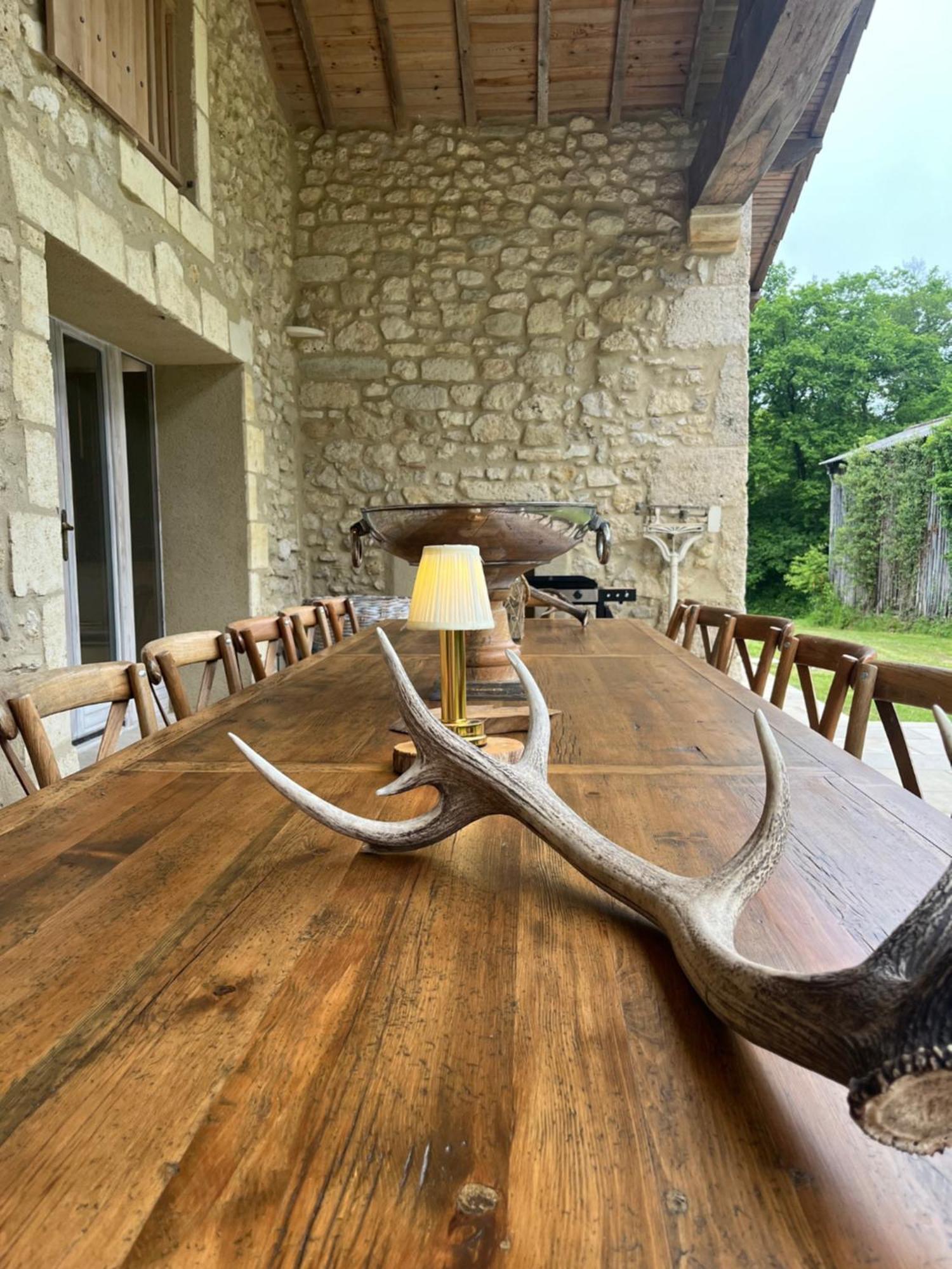 La Cheneraie De Tomelou - Belle Propriete Avec Piscine Chauffee Et Gardien Villa Grignols  Luaran gambar