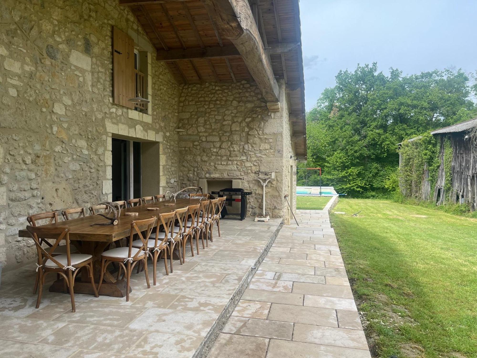 La Cheneraie De Tomelou - Belle Propriete Avec Piscine Chauffee Et Gardien Villa Grignols  Luaran gambar